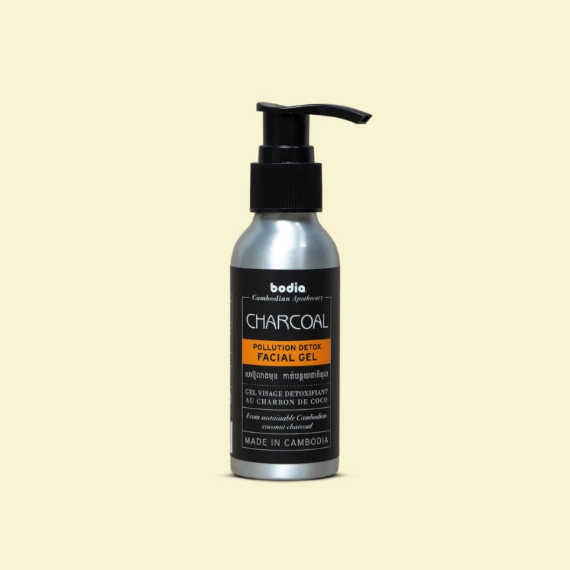 Exfoliační gel s aktivním uhlím - kokos
