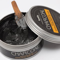 Exfoliační tělové máslo s aktivním uhlím - kokos